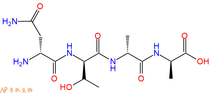 专肽生物产品H2N-DAsn-DThr-DAla-DAla-COOH