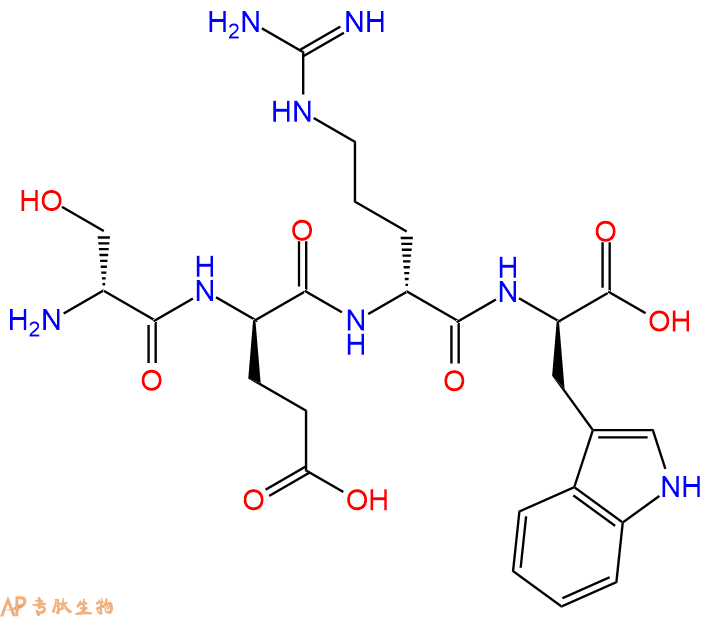 专肽生物产品H2N-DSer-DGlu-DArg-DTrp-COOH