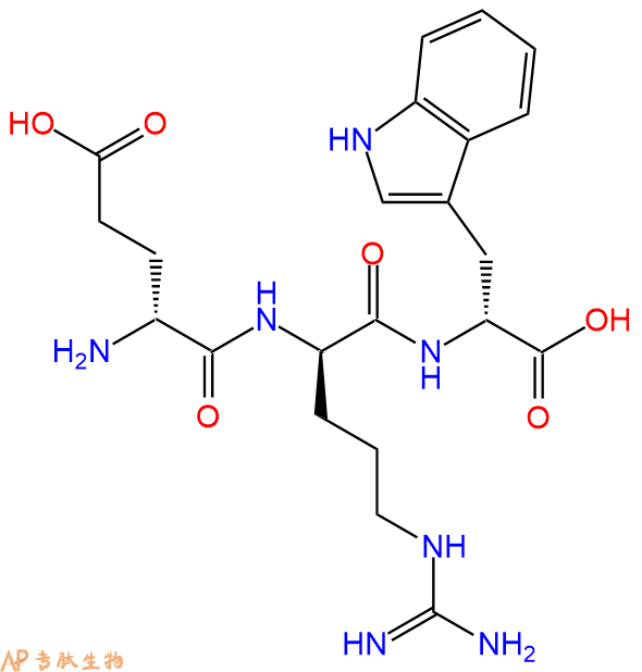 专肽生物产品H2N-DGlu-DArg-DTrp-COOH