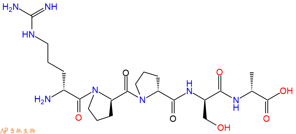 专肽生物产品H2N-DArg-DPro-DPro-DSer-DAla-COOH