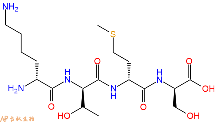 专肽生物产品H2N-DLys-DThr-DMet-DSer-COOH