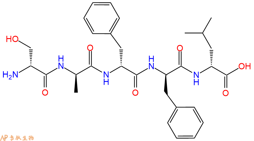 专肽生物产品H2N-DSer-DAla-DPhe-DPhe-DLeu-COOH