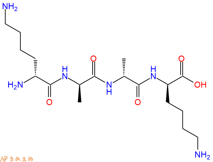 专肽生物产品H2N-DLys-DAla-DAla-DLys-COOH