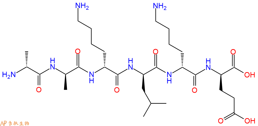 专肽生物产品H2N-DAla-DAla-DLys-DLeu-DLys-DGlu-COOH