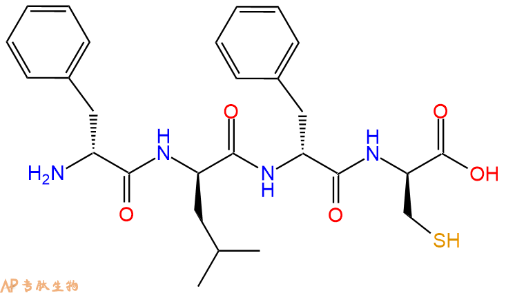 专肽生物产品H2N-DPhe-DLeu-DPhe-DCys-COOH