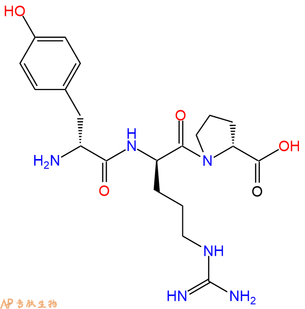 专肽生物产品H2N-DTyr-DArg-DPro-COOH