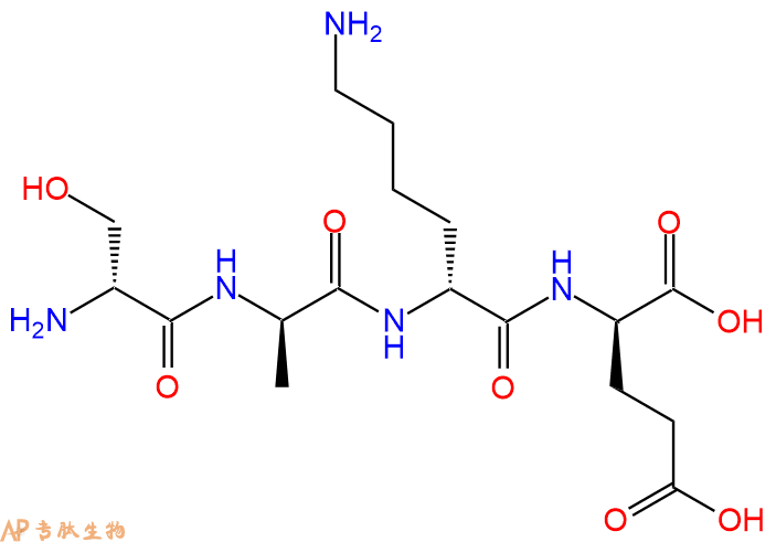 专肽生物产品H2N-DSer-DAla-DLys-DGlu-COOH