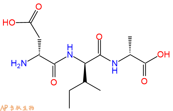 专肽生物产品H2N-DAsp-DIle-DAla-COOH