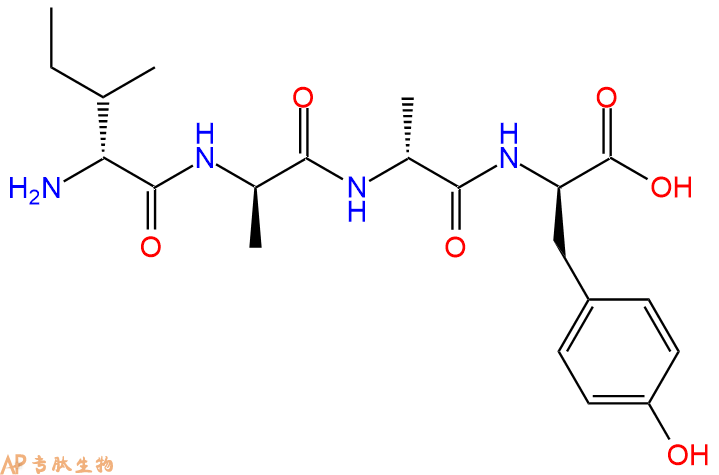 专肽生物产品H2N-DIle-DAla-DAla-DTyr-COOH