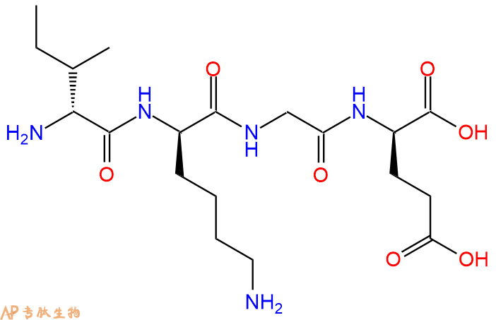 专肽生物产品H2N-DIle-DLys-Gly-DGlu-COOH