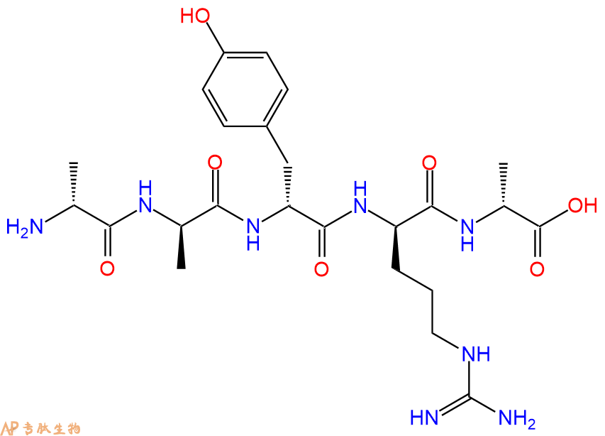 专肽生物产品H2N-DAla-DAla-DTyr-DArg-DAla-COOH
