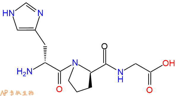 专肽生物产品H2N-DHis-DPro-Gly-COOH