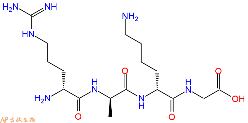 专肽生物产品H2N-DArg-DAla-DLys-Gly-COOH