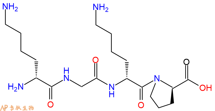 专肽生物产品H2N-DLys-Gly-DLys-DPro-COOH