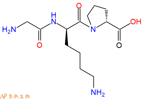专肽生物产品H2N-Gly-DLys-DPro-COOH
