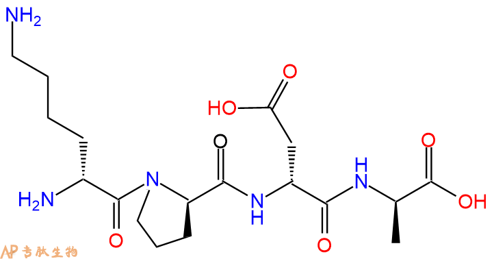专肽生物产品H2N-DLys-DPro-DAsp-DAla-COOH