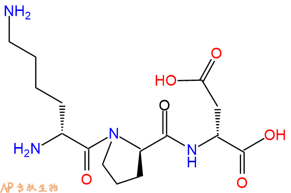 专肽生物产品H2N-DLys-DPro-DAsp-COOH
