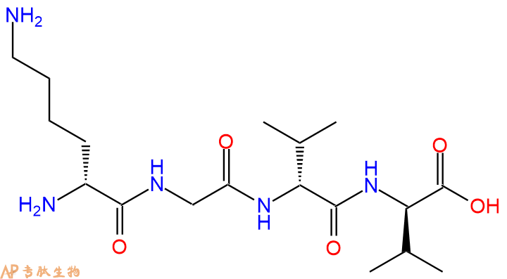 专肽生物产品H2N-DLys-Gly-DVal-DVal-COOH