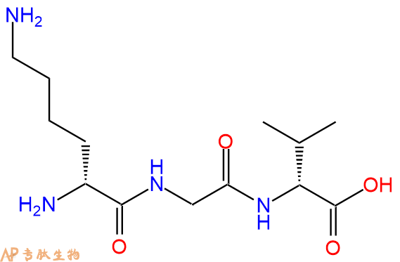 专肽生物产品H2N-DLys-Gly-DVal-COOH