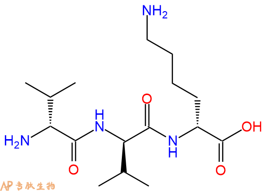 专肽生物产品H2N-DVal-DVal-DLys-COOH