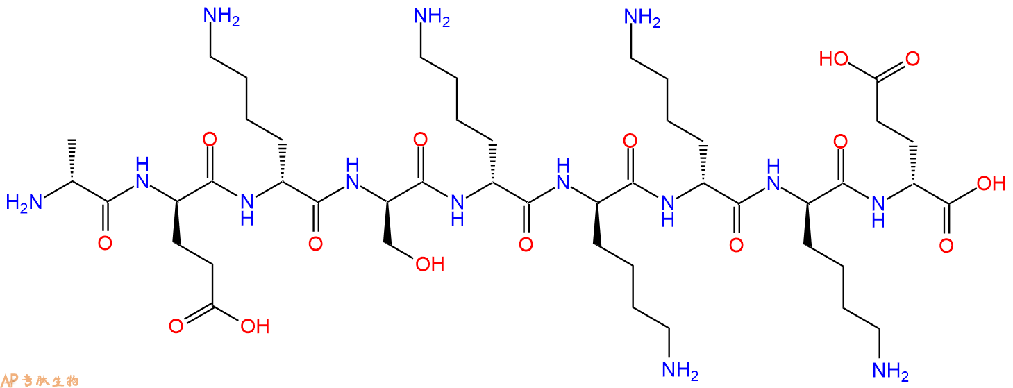 专肽生物产品H2N-DAla-DGlu-DLys-DSer-DLys-DLys-DLys-DLys-DGlu-C