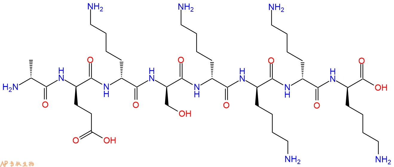 专肽生物产品H2N-DAla-DGlu-DLys-DSer-DLys-DLys-DLys-DLys-COOH