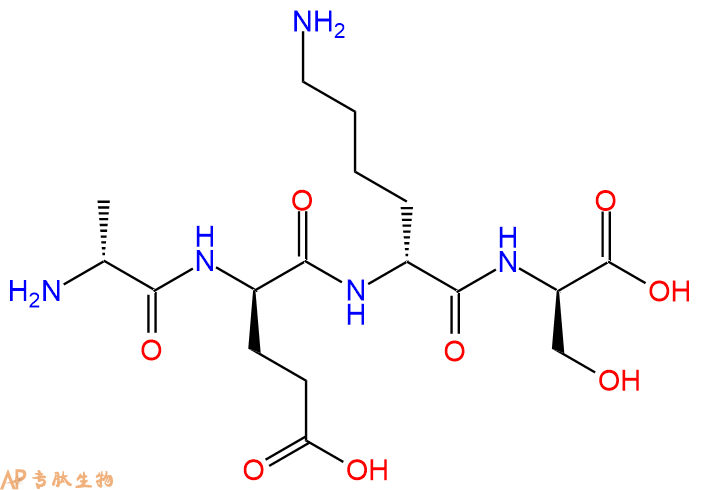 专肽生物产品H2N-DAla-DGlu-DLys-DSer-COOH