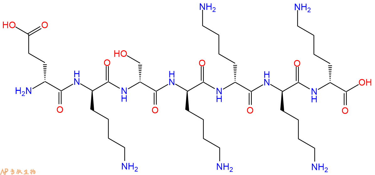 专肽生物产品H2N-DGlu-DLys-DSer-DLys-DLys-DLys-DLys-COOH