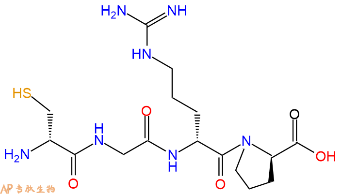 专肽生物产品H2N-DCys-Gly-DArg-DPro-COOH