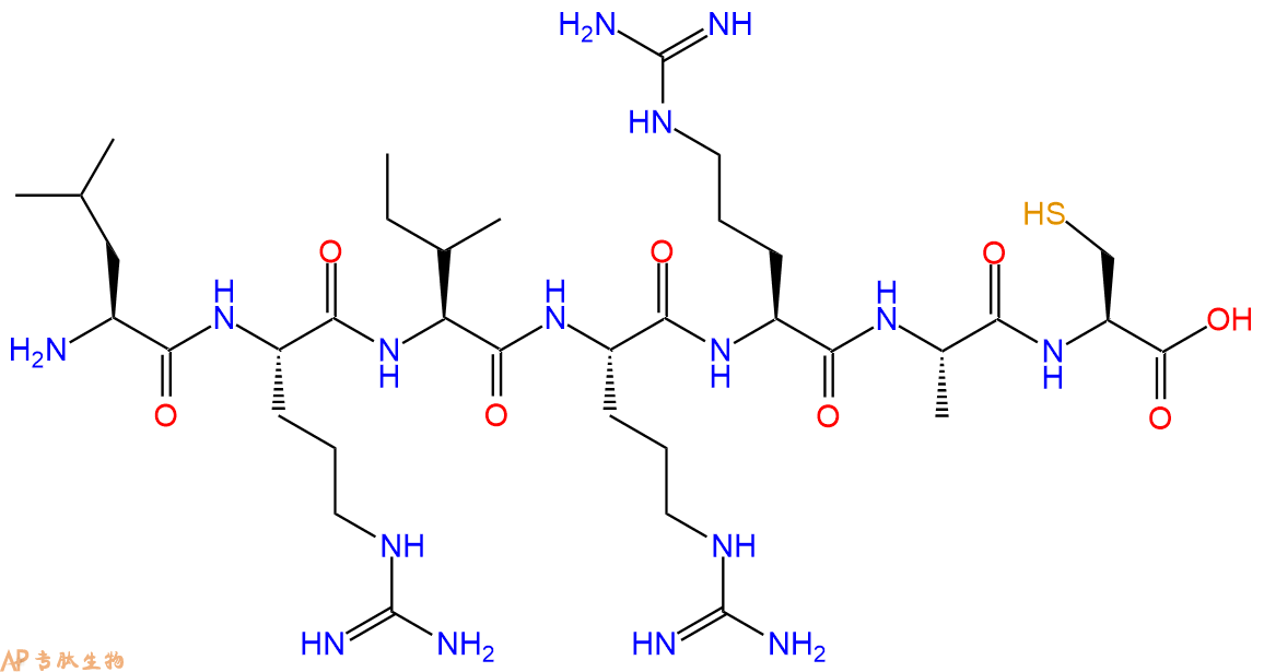 专肽生物产品H2N-Leu-Arg-Ile-Arg-Arg-Ala-Cys-COOH