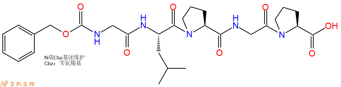 专肽生物产品Cbz-Gly-Leu-Pro-Gly-Pro-COOH