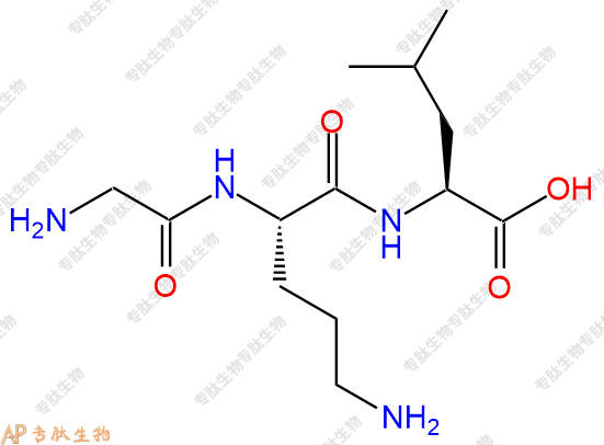 专肽生物产品H2N-Gly-Orn-Leu-COOH