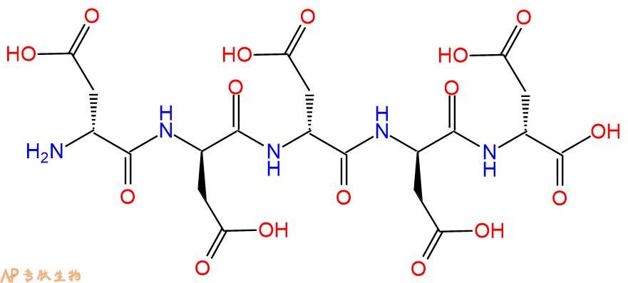 专肽生物产品H2N-DAsp-DAsp-DAsp-DAsp-DAsp-COOH