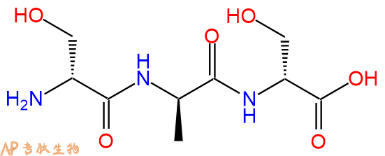 专肽生物产品H2N-DSer-DAla-DSer-COOH