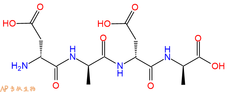 专肽生物产品H2N-DAsp-DAla-DAsp-DAla-COOH
