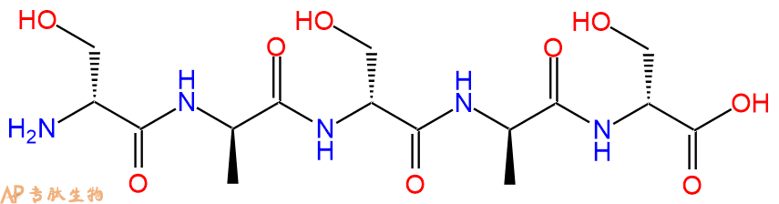 专肽生物产品H2N-DSer-DAla-DSer-DAla-DSer-COOH