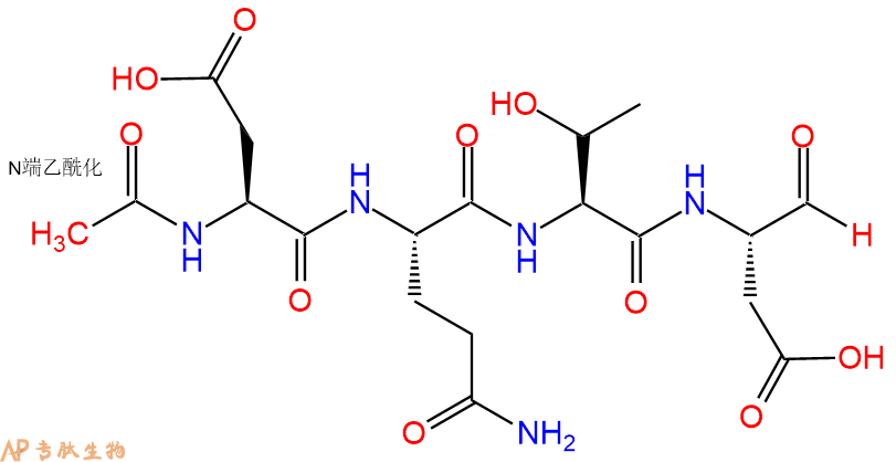 专肽生物产品Ac-Asp-Gln-Thr-Asp-CHO