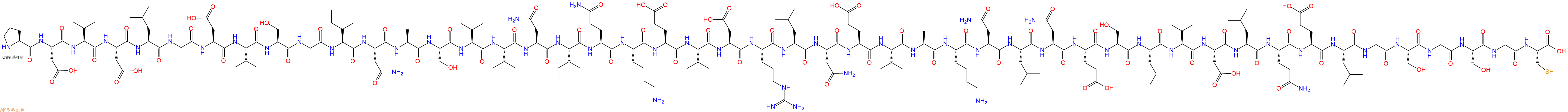 专肽生物产品H2N-Pro-Asp-Val-Asp-Leu-Gly-Asp-Ile-Ser-Gly-Ile-As