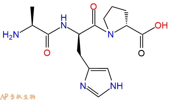 专肽生物产品H2N-Ala-DHis-DPro-COOH