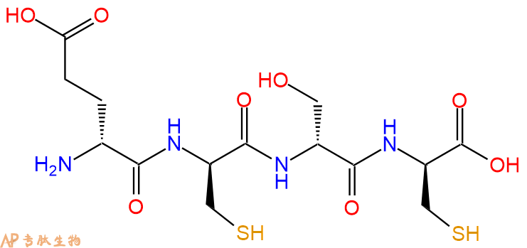 专肽生物产品H2N-DGlu-DCys-DSer-DCys-COOH