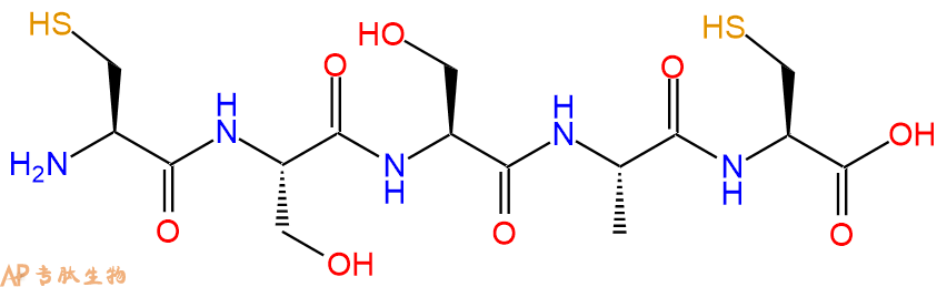 专肽生物产品H2N-Cys-Ser-Ser-Ala-Cys-COOH