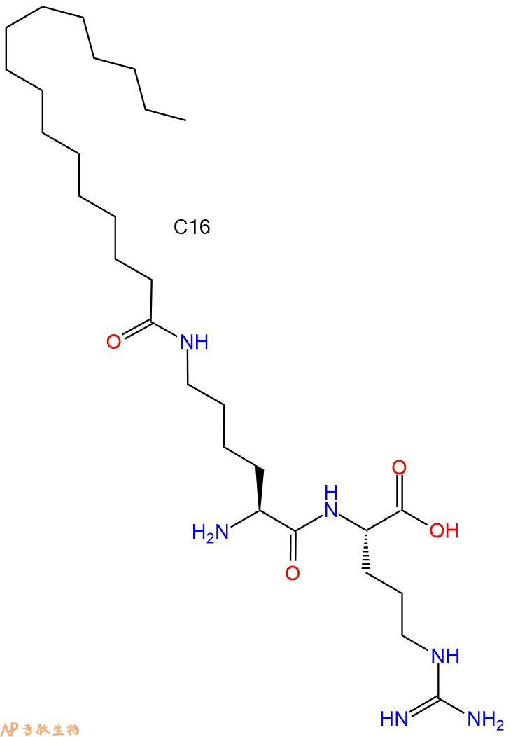 专肽生物产品H2N-Lys(C16)-Arg-COOH