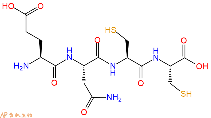 专肽生物产品H2N-Glu-Asn-Cys-Cys-COOH