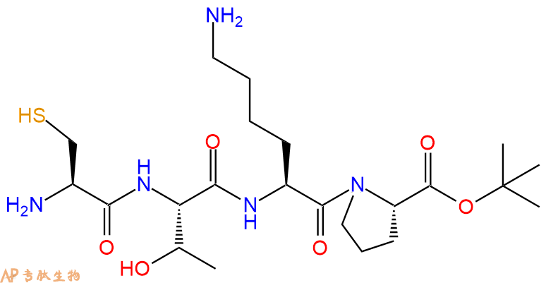 专肽生物产品H2N-Cys-Thr-Lys-Pro-OtBu
