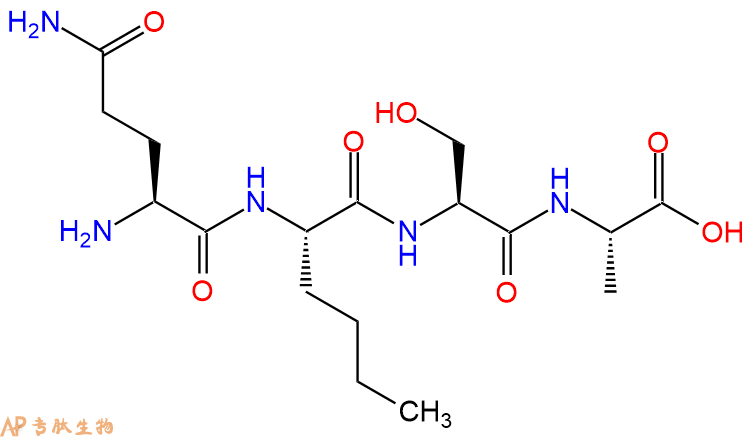 专肽生物产品H2N-Gln-Nle-Ser-Ala-COOH