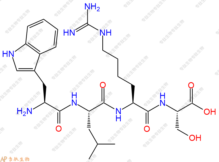 专肽生物产品H2N-Trp-Leu-Har-Ser-COOH