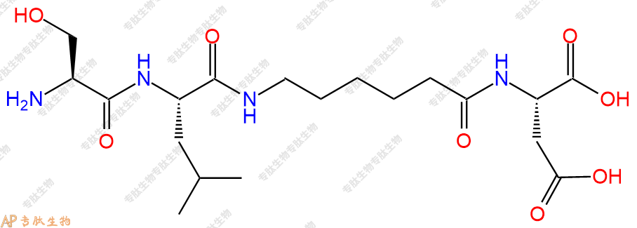 专肽生物产品H2N-Ser-Leu-Ahx-Asp-COOH