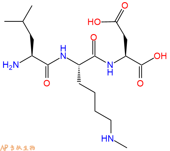 专肽生物产品H2N-Leu-Lys(Me)-Asp-COOH