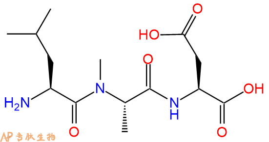 专肽生物产品H2N-Leu-(NMe)Ala-Asp-COOH