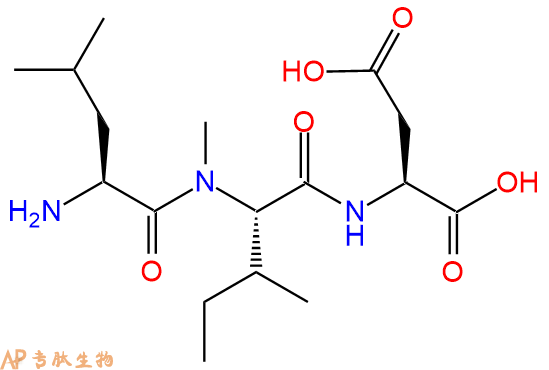 专肽生物产品H2N-Leu-(NMe)Ile-Asp-COOH